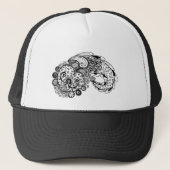 Paisley divino trucker pet (Voorkant)