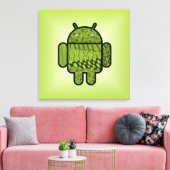 Paisley Doodle Character for Android™ Canvas Afdruk (Insitu (Woonkamer))