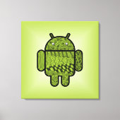 Paisley Doodle Character for Android™ Canvas Afdruk (Voorkant)