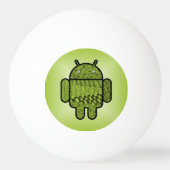 Paisley Doodle Character for Android™ Pingpongbal (Achterkant)