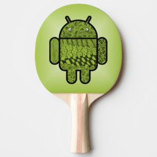 Paisley Doodle Character for Android™ Tafeltennisbatje