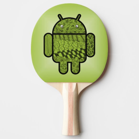 Paisley Doodle Character for Android™ Tafeltennisbatje (Voorkant)