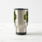 Paisley Doodle Character voor de Android™-robot Reisbeker (Center)