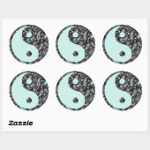 Paisley Dreams Yin en Yang Sticker (Vel)