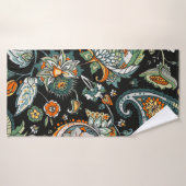 Paisley. Een naadloos patroon gebaseerd op de trad Badhanddoek (Badhanddoek)