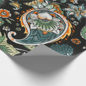 Paisley. Een naadloos patroon gebaseerd op de trad Cadeaupapier (Hoek)