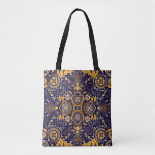Paisley Elegance: Textiel Design Patroon Tote Bag