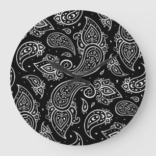 Paisley elegantie: naadloos etnisch patroon. grote klok