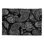 Paisley elegantie: naadloos etnisch patroon. kussensloop (Achterkant)