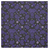 Paisley Elephant Damask Fabric Stof (Swatch)
