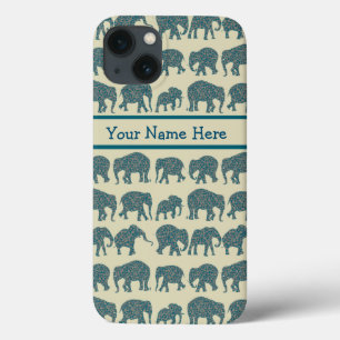 Paisley Elephants Beige iPhone 6 Xtreme Hoesje