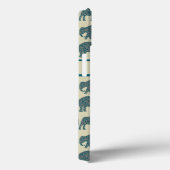 Paisley Elephants Beige iPhone 6 Xtreme Hoesje (Achterkant / Rechts)