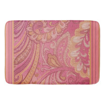 Paisley en Stripes Roze en Oranje goud