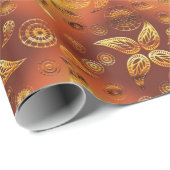 Paisley Etnic Boho patroon. Cadeaupapier (Rol Hoek)