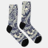 Paisley Exotisch Stijlvol Sokken (Rechts)