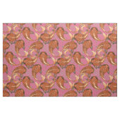 paisley fish pink stof (Fat Quarter)