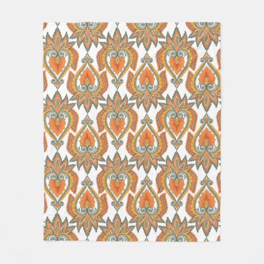 Paisley Fleece Deken (Voorkant)