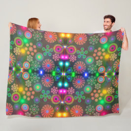 paisley fleece deken