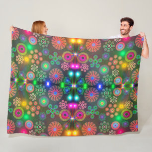 paisley fleece deken