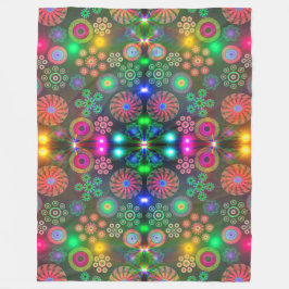 paisley fleece deken