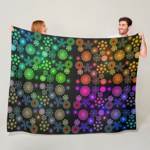 paisley fleece deken