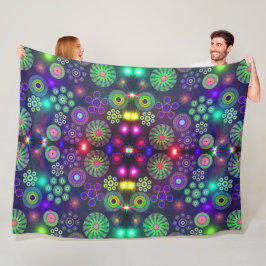 paisley fleece deken