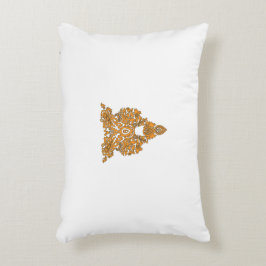 Paisley Floral Art · Oranje Boho Decor Accent Kussen