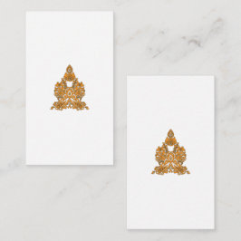 Paisley Floral Art · Oranje Boho Decor Informatiekaartje