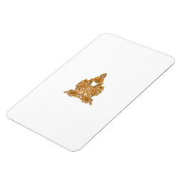 Paisley Floral Art · Oranje Boho Decor Magneet