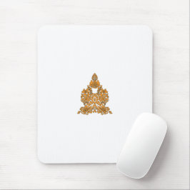 Paisley Floral Art · Oranje Boho Decor Muismat