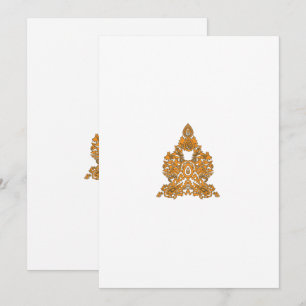 Paisley Floral Art · Oranje Boho Decor Save The Date