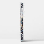 Paisley Floral: Donker Indiaas patroon Case-Mate iPhone Case (Achterkant / Links)