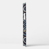 Paisley Floral: Donker Indiaas patroon Case-Mate iPhone Case (Achterkant / Rechts)