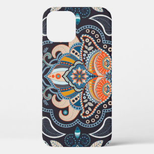 Paisley Floral: Donker Indiaas patroon Case-Mate iPhone Case