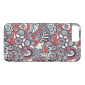 Paisley Floral Doodle Pattern Case-Mate iPhone Case (Achterkant (Horizontaal))
