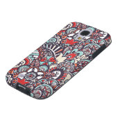 Paisley Floral Doodle Pattern Case-Mate Samsung Galaxy Hoesje (Onderkant)