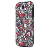 Paisley Floral Doodle Pattern Case-Mate Samsung Galaxy Hoesje (Achterkant Links)