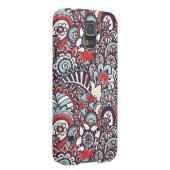 Paisley Floral Doodle Pattern Case-Mate Samsung Galaxy Hoesje (Back/Rechts)