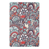 Paisley Floral Doodle Pattern Mini Klembord (Achterkant)