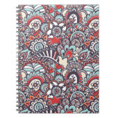 Paisley Floral Doodle Pattern Notitieboek (Voorkant)