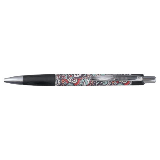 Paisley Floral Doodle Pattern Pen (Achterkant)