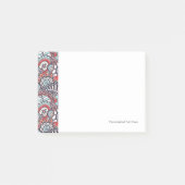 Paisley Floral Doodle Pattern Post-it® Notes (Voorkant)