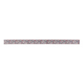 Paisley Floral Doodle Pattern Satijnen Lint (Voorkant)