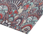Paisley Floral Doodle Pattern Snijplank (Hoek)