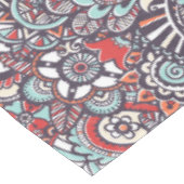 Paisley Floral Doodle Pattern Tafelkleed (Gekanteld)