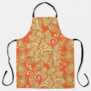 Paisley Floral etnisch naadloos Patroon. Arabic Or Schort