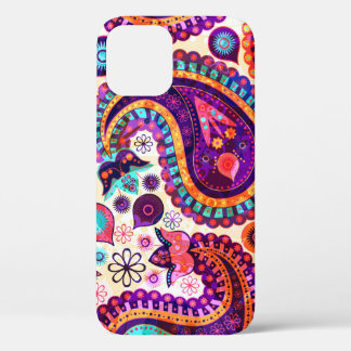 Paisley Floral Indisch naadloos Ornament Case-Mate iPhone Case