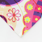 Paisley Floral Indisch naadloos Ornament Fleece Deken (Hoek)