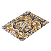 Paisley Floral: kleurrijk naadloos design Notitieboek (Linkerzijde)