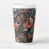 Paisley Floral Latte Mok (Voorkant)